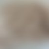 Perle de cristal a facette 6*8 mm couleur beige poudré 