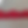 Ruban dentelle élasthane de 3,5 cm en largeur  couleur rouge 