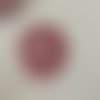 Perle rose en verre nacré de 4 mm