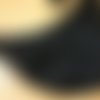 Epaulette recouvert 12*10 cm  noir de bon qualité 
