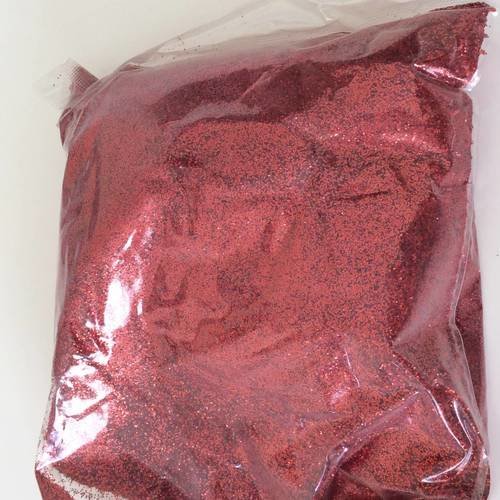 Paillette en poudre rouge métallisée   5 gramme en sachet 