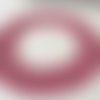 Applique dentelle rose de 8 cm la largeur en cercle 