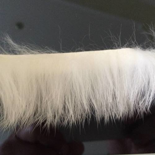 Plume de lapin en ruban d environ 3 cm de largeur 