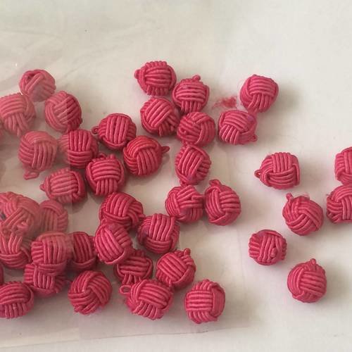 10 bouton asiatique pour deco vetement 8 mm de grosseur environ