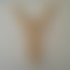 Applique en dentelle de coton guipure 40 cm de long 