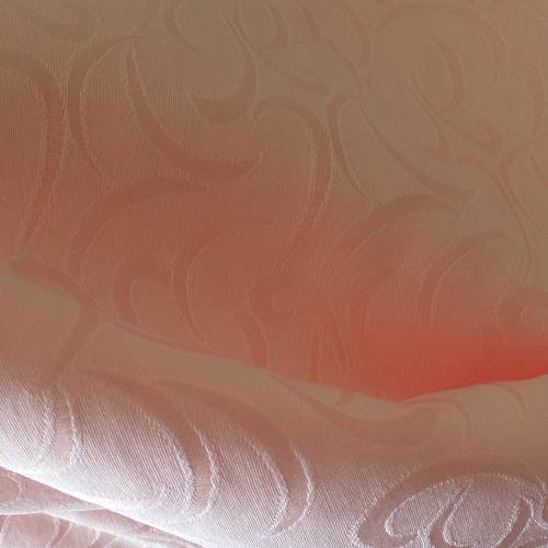 Tissus a impression couleur rose saumon en coton polyester 