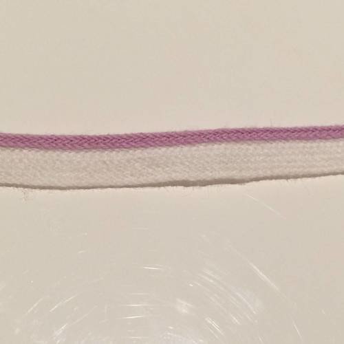 Ruban passepoil violet en coton pour customiser 