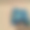 Sequin de 6 mm bleu turquoise a coudre ronde 
