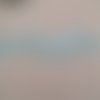 Applique en guipure 24*5  cm couleur bleu clair a coudre 