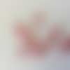 100 demi perle nacree rose a coller ou a coudre  8mm de diametre 