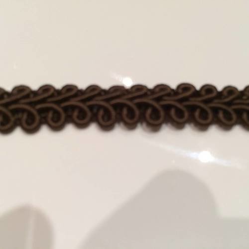Galon couleur marron largeur de 1 centimetre