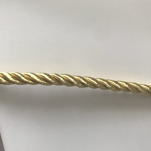 Cordelière doré de 5 mm en diametre vendu au metre 