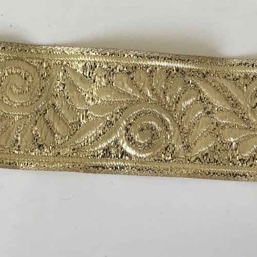 Galon medievale 3,5 cm  doré
