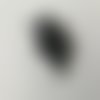 Perle nacré noir en verre de 5 mm