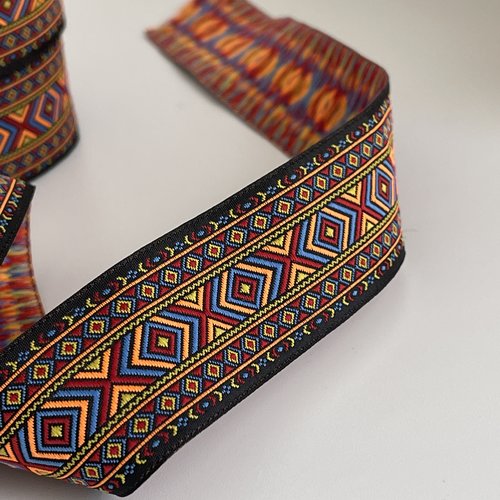 Rubans Jacquard Tissés Colorés De 35 Mm 137 Pouces Ruban France