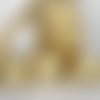 Galon médiéval motif clé grecque doré galon brodé jacquard 35 mm or bordure médiévale doré 35 mm bordure tissé j