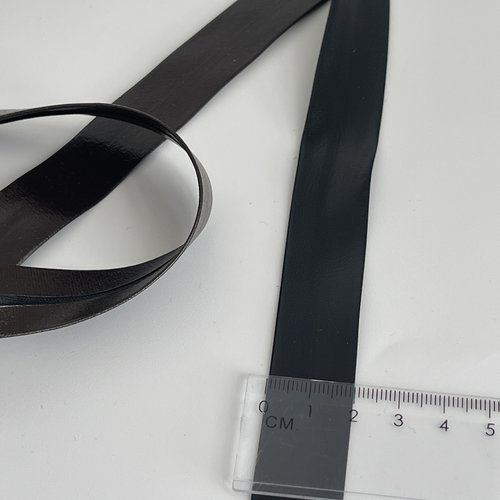 Ruban biais simili cuir noir biais simili cuir 20 mm ruban pour bordure