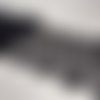 Dentelle brodée noire dentelle large festonnée guipure couleur noire