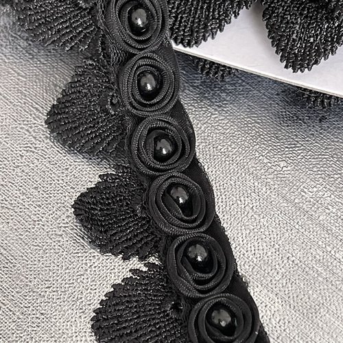 5 mètres/lot) 50mm noir soie Net dentelle tissu rubans garniture bricolage couture artisanat matériaux 5 mètres/lot) 50mm noir soie Net dentelle tissu rubans garniture bricolage couture artisanat matériaux