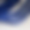 Dentelle brodée bleue roi dentelle artisanale bleue guipure 8 cm guipure pour créations artisanales