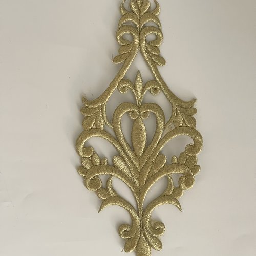 Applique à coudre en relief applique doré or applique à coudre métallisé