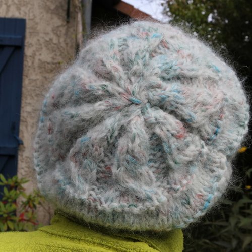 Béret mohair alpaga.