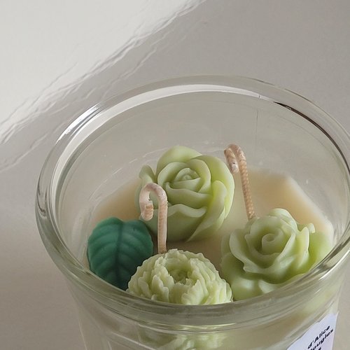Jardin printanier – bougie gourmande artisanale