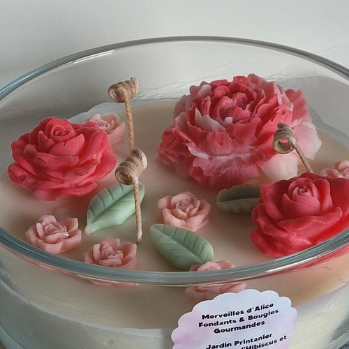 Bougie d'exception – hibiscus & vanille des îles