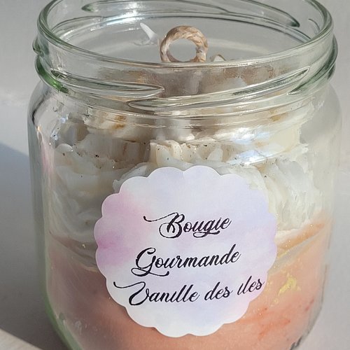 Bougie gourmande – vanille des îles