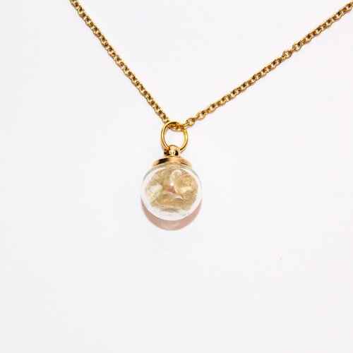 Collier citrine - pierre de joie et d'abondance - véritables pierres naturelles