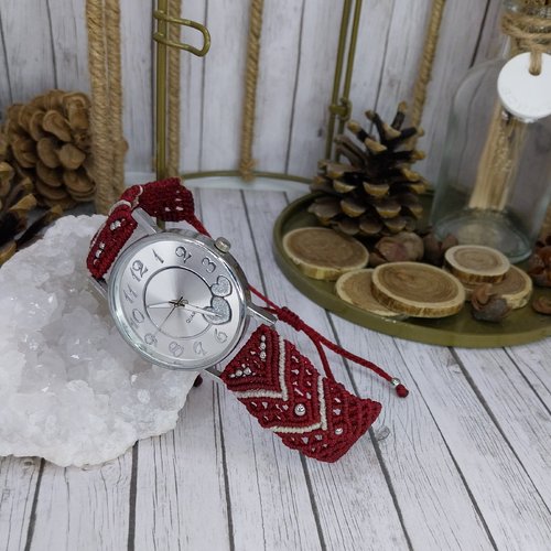 Montre petits cœurs