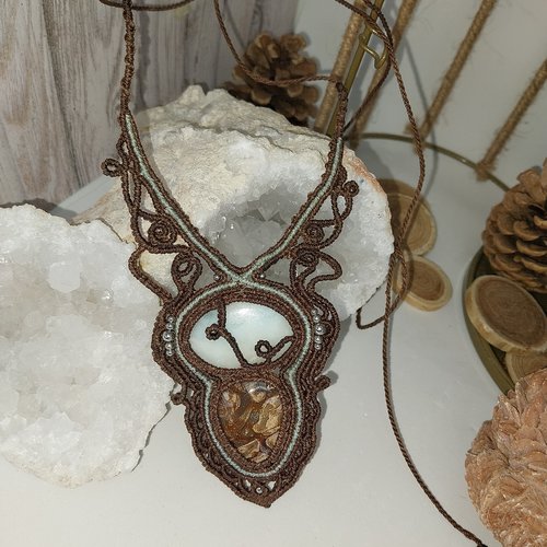 Collier plaston pétra
