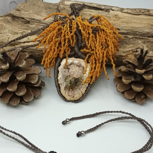 Pendentif  arbre de vie saule pleureur