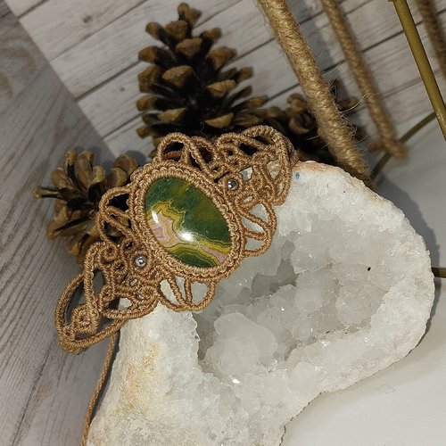 Bracelet jaspe orbiculaire
