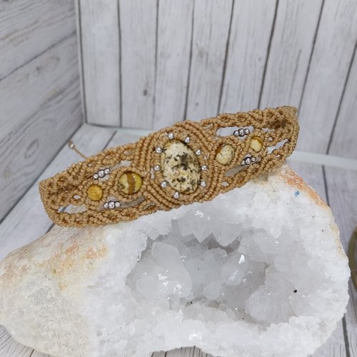 Bracelet mini jaspe paysage