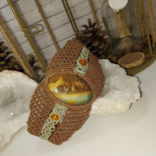 Bracelet manchette polymère
