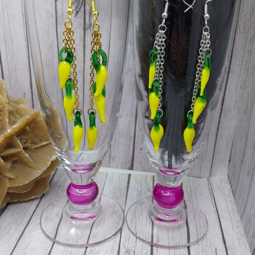 Boucle d'oreille piment