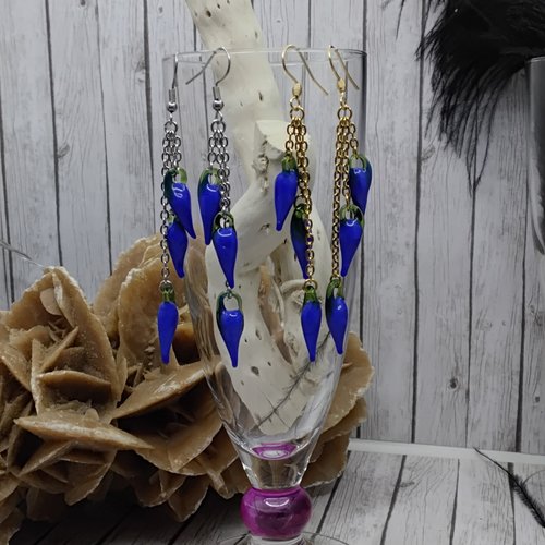 Boucle d'oreille piment