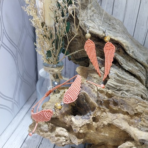 Bracelet et/ou boucle d’oreille ange