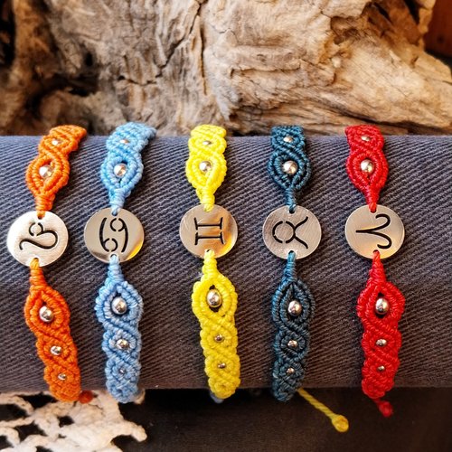 ️bracelet astro ️inox argenté