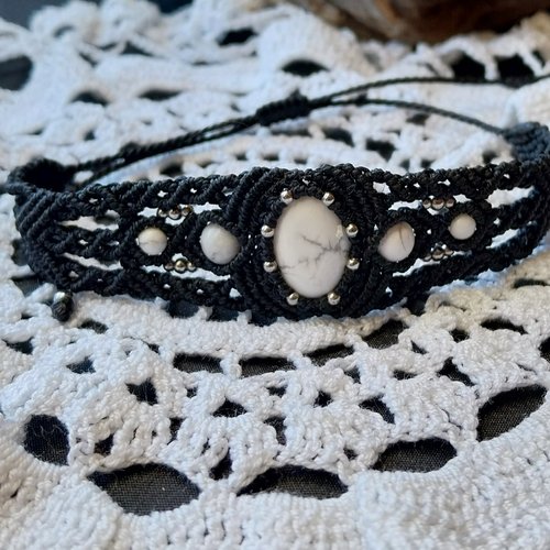 Bracelet mini howlite