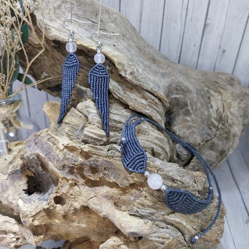 Bracelet et/ou boucle d’oreille ange