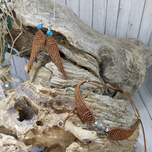 Bracelet et/ou boucle d’oreille ange