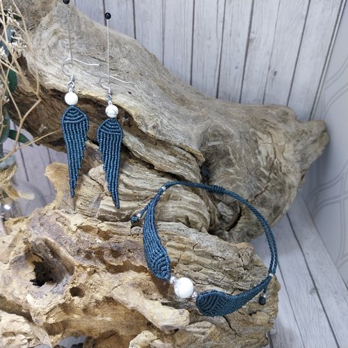 Bracelet et/ou boucle d’oreille ange