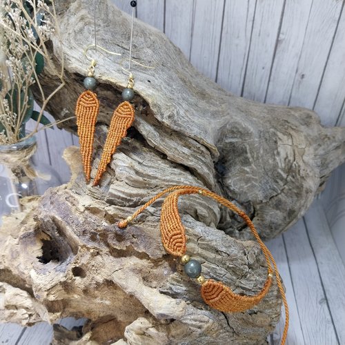 Bracelet et/ou boucle d’oreille ange