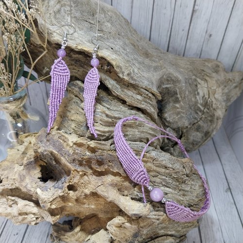 Bracelet et/ou boucle d’oreille ange