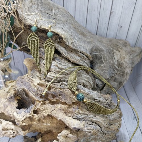 Bracelet et/ou boucle d’oreille ange