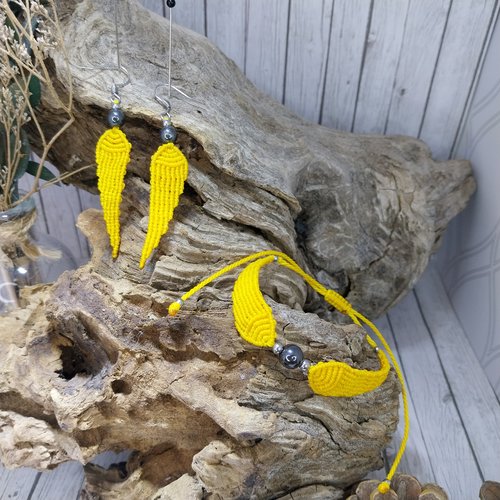 Bracelet et/ou boucle d’oreille ange