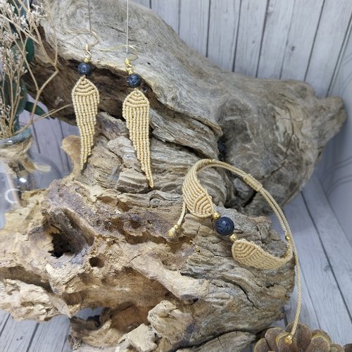 Bracelet et/ou boucle d’oreille ange