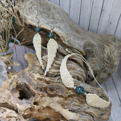 Bracelet et/ou boucle d’oreille ange